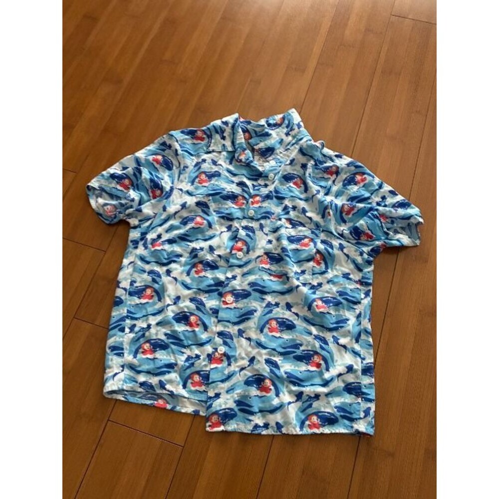 Her Universe Studio Ghibli Earth Day Collection Ponyo Wave Print Shirt Small